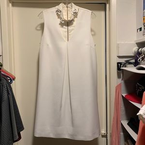 Ted Baker White Kassiaa Collard Dress (size 10)